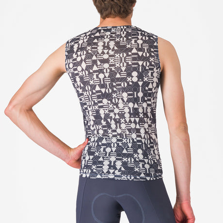 Maglia intima senza maniche Castelli Espresso R-A/D - Blu - B