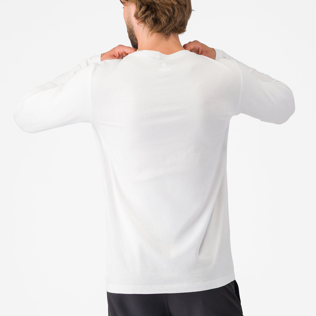 Castelli Logo Tee long sleeve T-Shirt - White