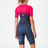 Body donna Castelli Core Tri Suit - Blu - F