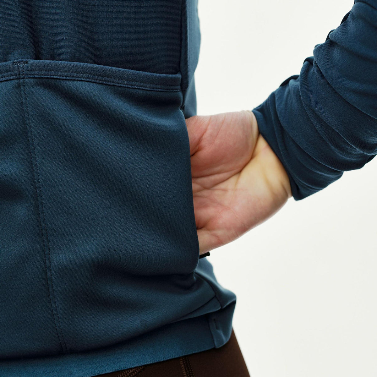 Maglia donna maniche lunghe Pas Normal Studios Mechanism Thermal 2.0 - Denim Blue