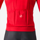 Maglia maniche lunghe Castelli Collapse - Rosso - F