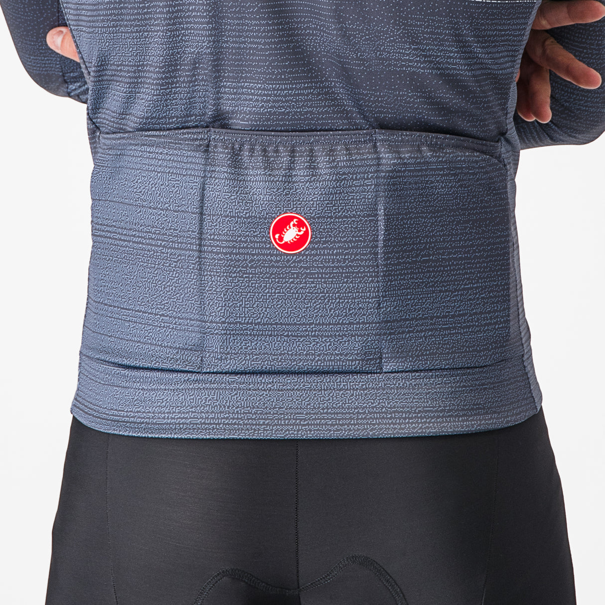 Maglia maniche lunghe Castelli Collapse - Blu - C