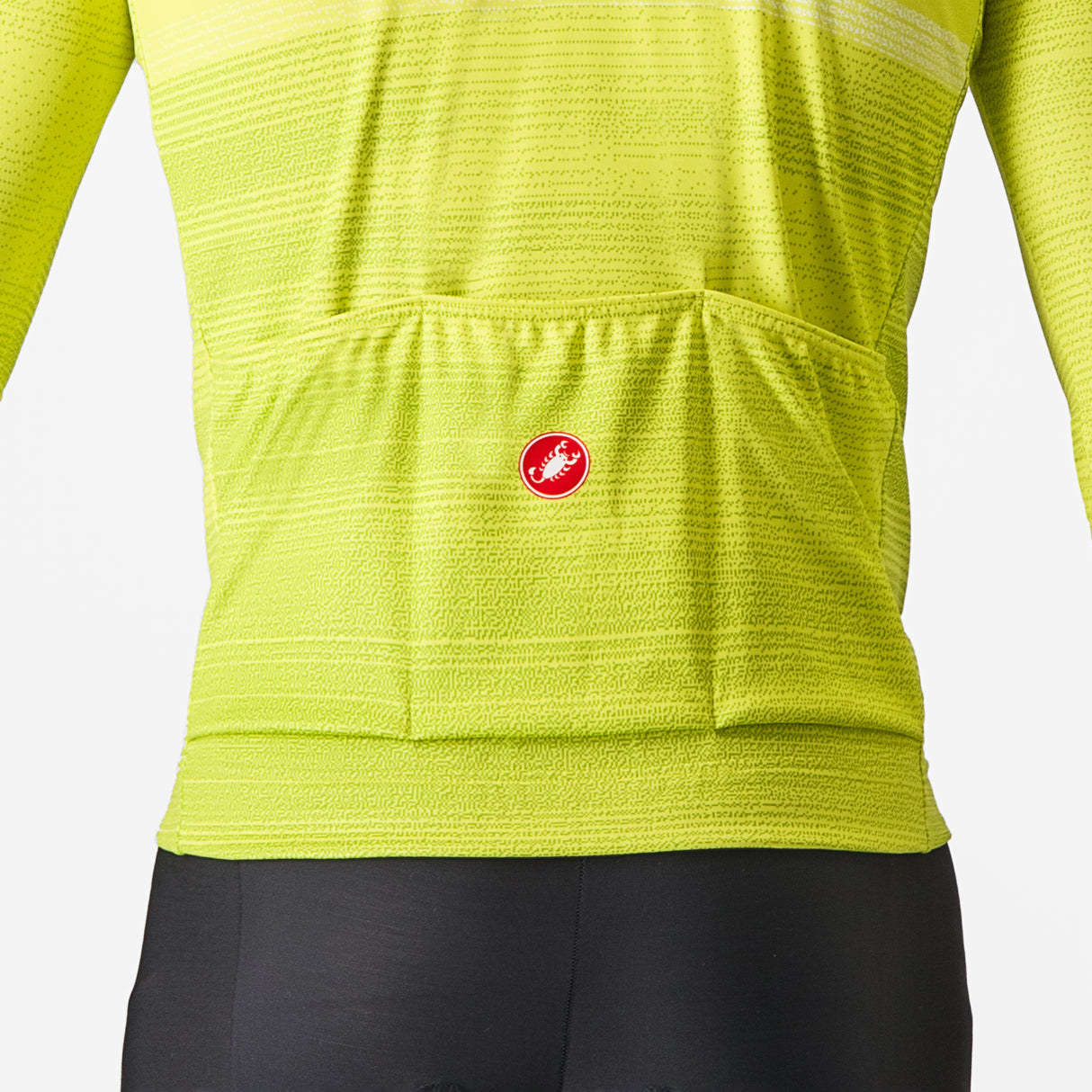 Maglia maniche lunghe Castelli Collapse - Giallo - O