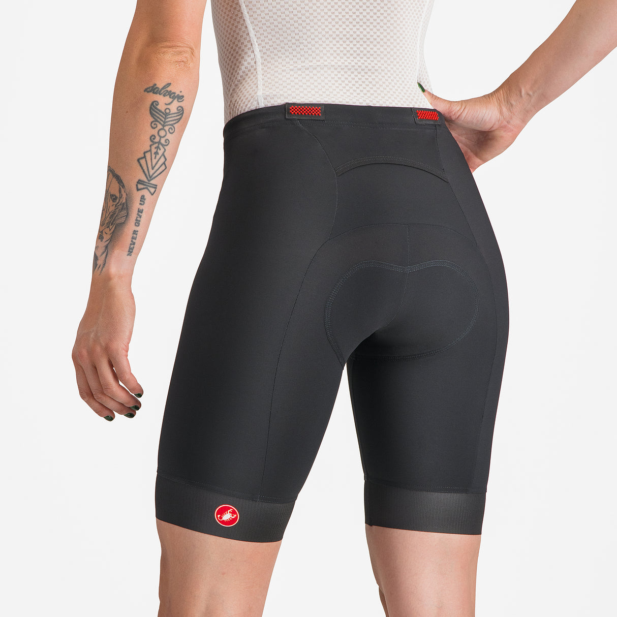 Pantaloncini donna Castelli Tri - Nero - F