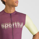 Maglia Sportful Supergiara Logo - Bordeaux - G