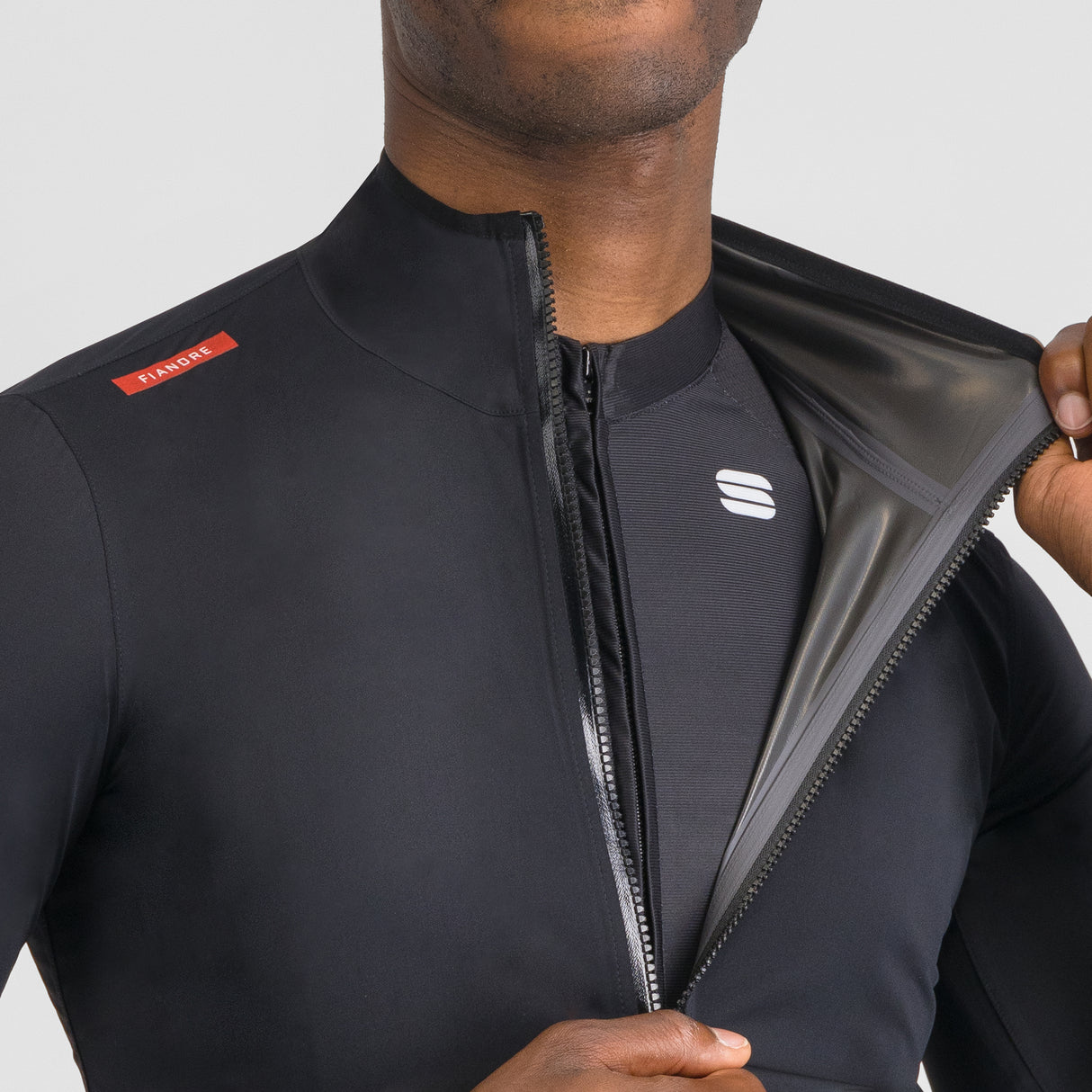 Giacca Sportful Fiandre Aqua - Nero - O