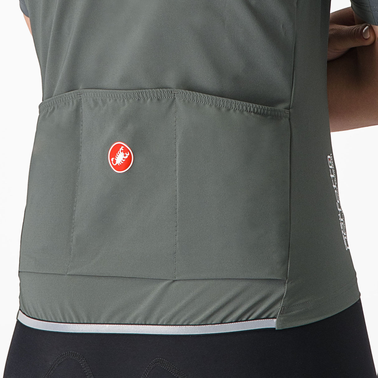 Maglia donna Castelli Perfetto RoS 2W Wind - Grigio - I