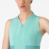Maglia donna senza maniche Castelli Anima 4 - Azzurro - O