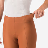Pantaloncini donna Castelli Espresso DT - Marrone - D