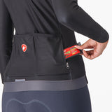 Maglia donna maniche lunghe Castelli Espresso Thermal - Nero - D