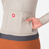 Maglia donna maniche lunghe Castelli Espresso - Beige - F