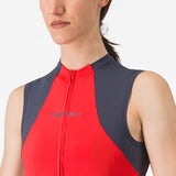 Maglia donna senza maniche Castelli Sole - Rosa - Q