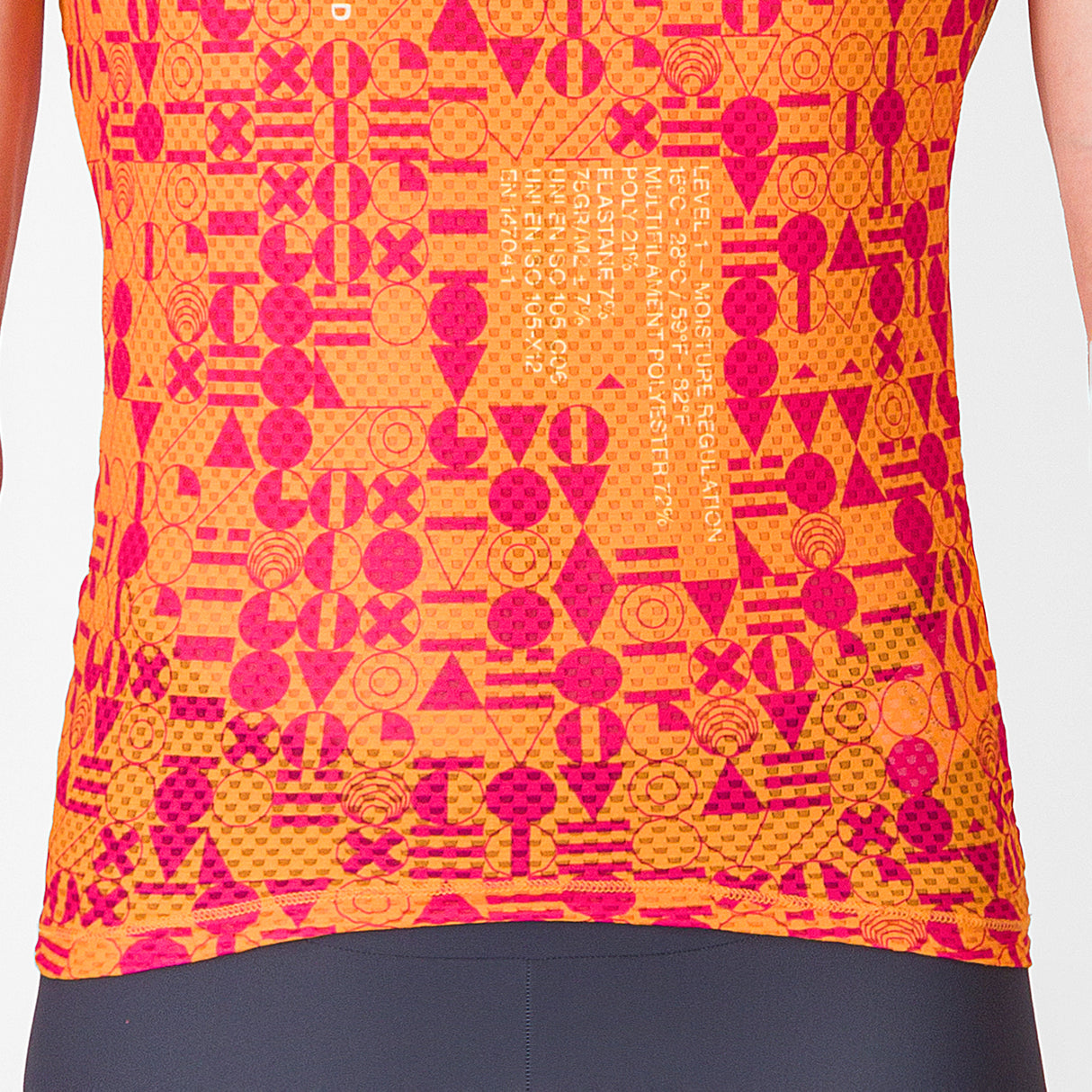 Maglia intima senza maniche Castelli Espresso R-A/D - Arancio chiaro - C