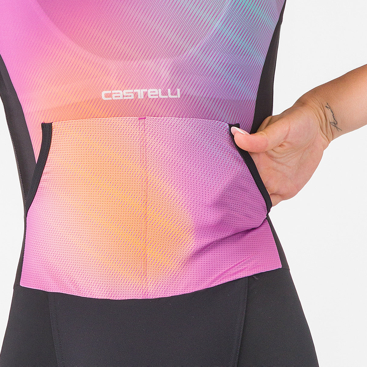Body donna Castelli PR 2 Speed Suit - Rosa - C