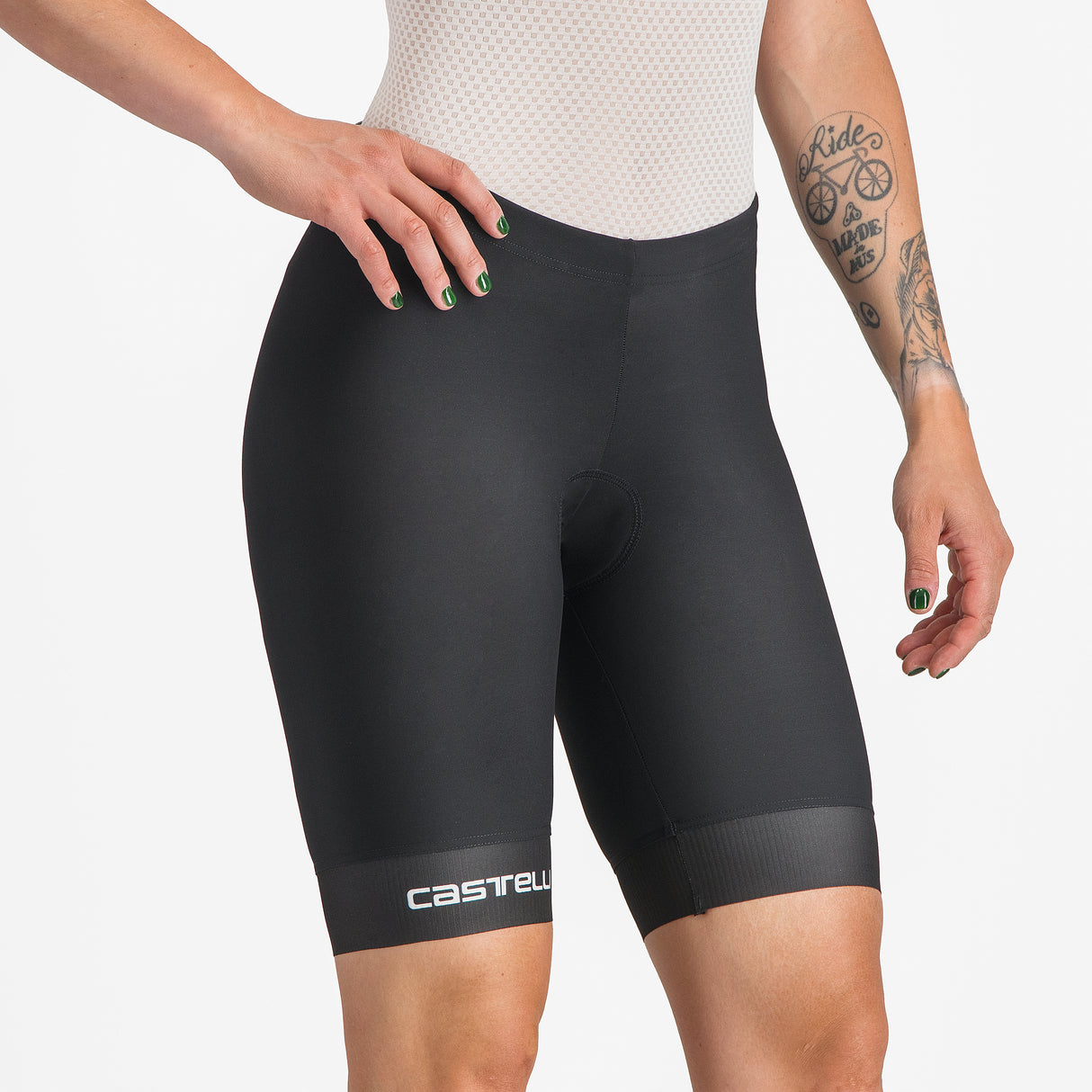 Pantaloncini donna Castelli Tri - Nero - E