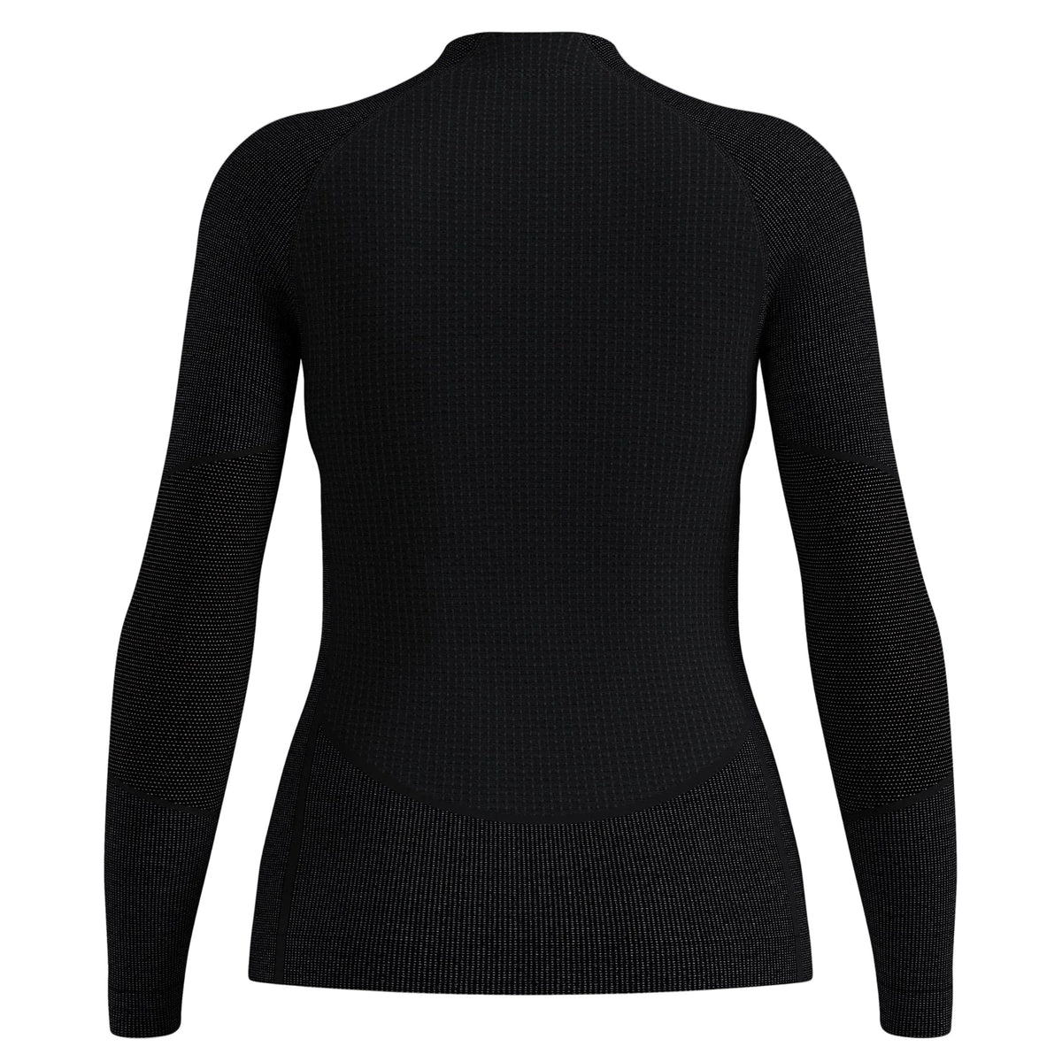 Maillot sous-vêtement femme manches longues Odlo Seamless Performance Wool - Noir