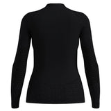 Maillot sous-vêtement femme manches longues Odlo Seamless Performance Wool - Noir