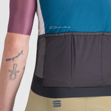 Maglia Sportful Supergiara Logo - Petrolio - F