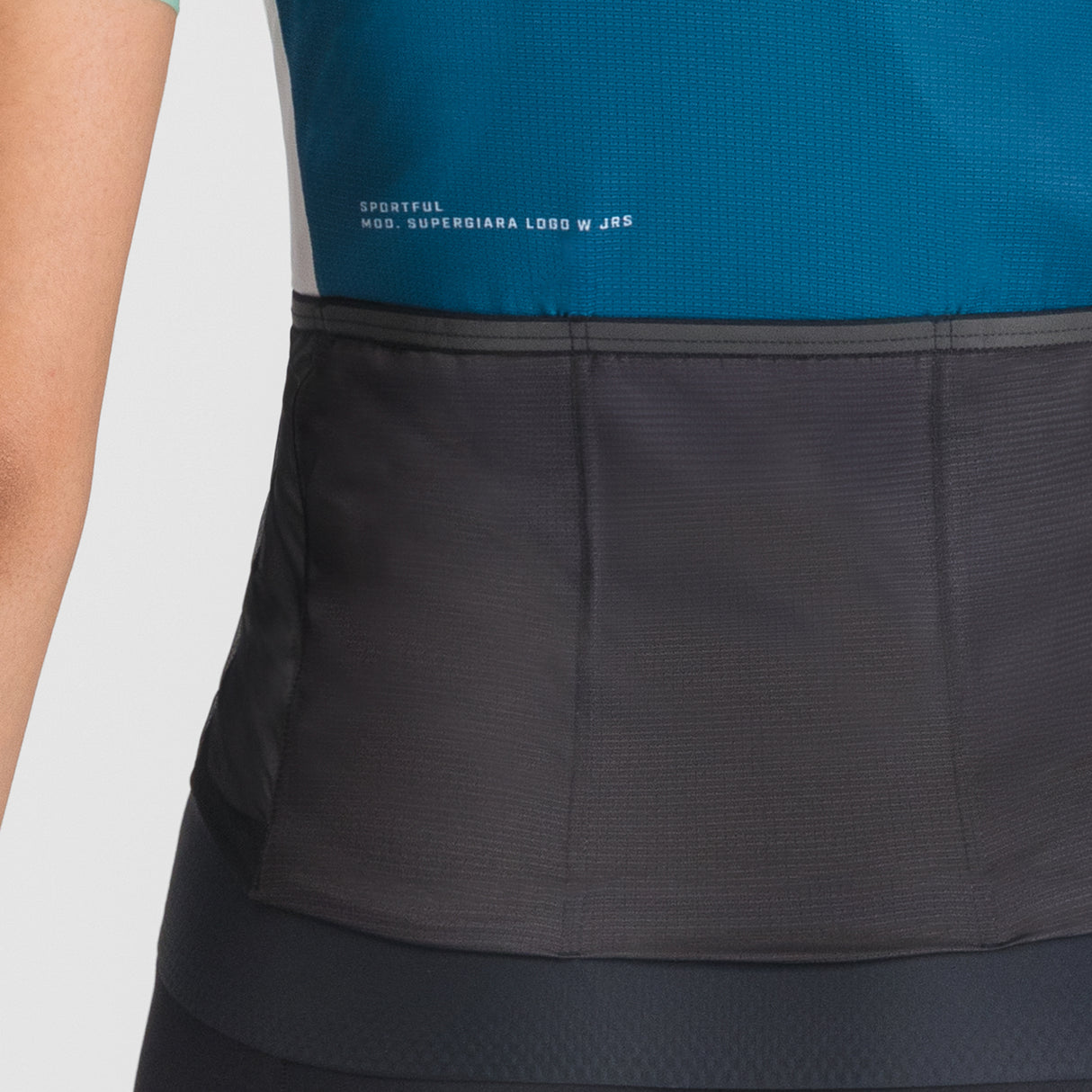 Maglia donna Sportful Supergiara Logo - Petrolio - H