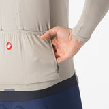 Maglia maniche lunghe Castelli Espresso - Beige - A