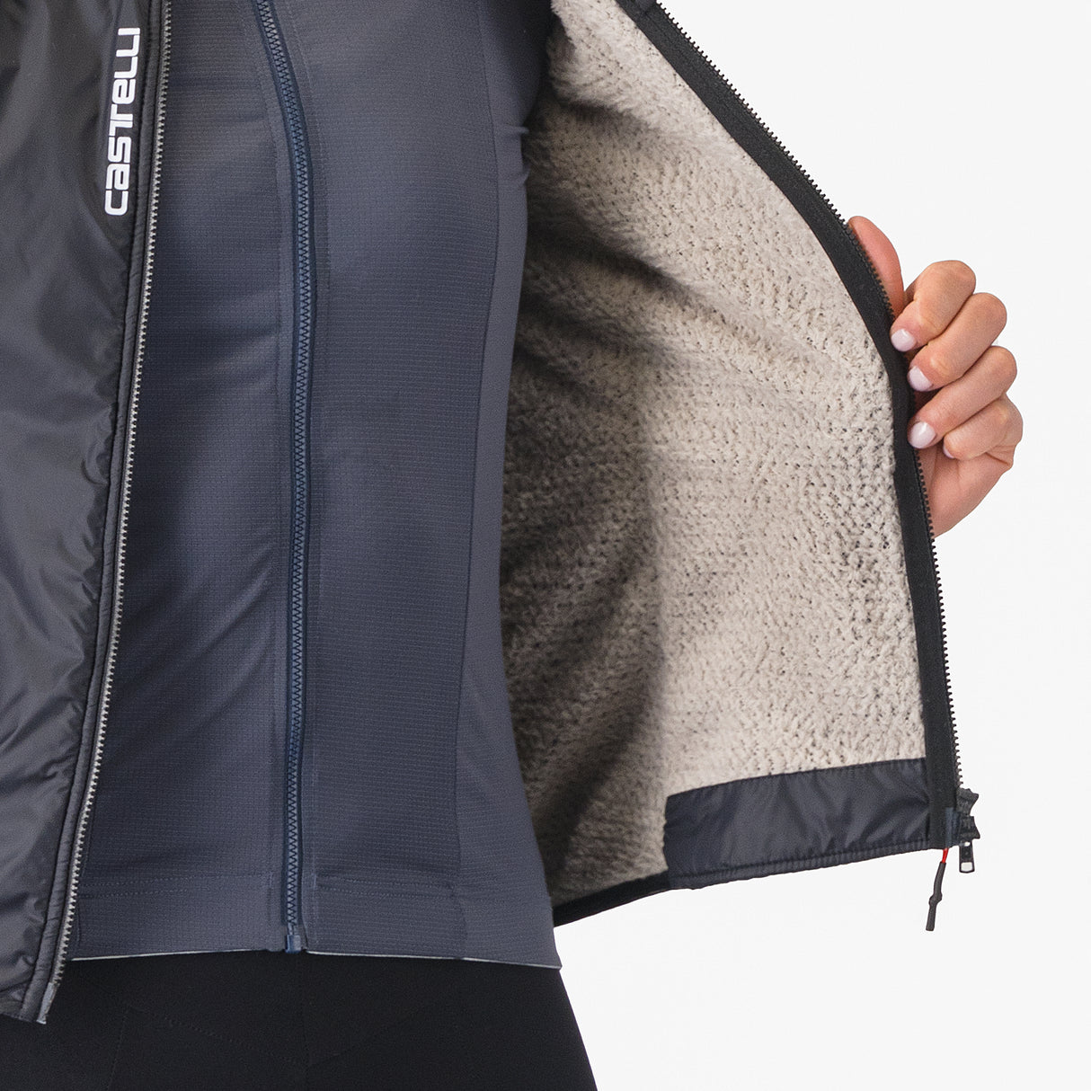 Gilet donna Castelli Fly Direct - Nero - H