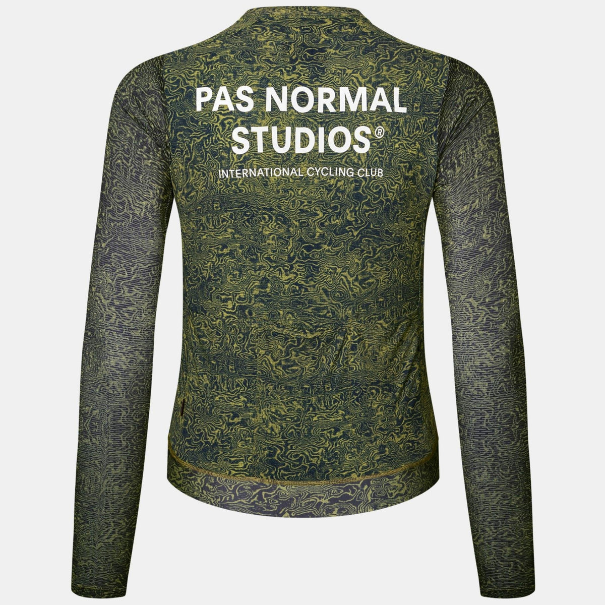 Langarm-Trikot damen Pas Normal Studios Essential Light AOP Grain - Grün
