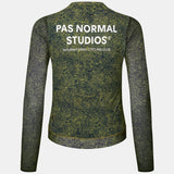 Langarm-Trikot damen Pas Normal Studios Essential Light AOP Grain - Grün