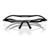 Occhiali Oakley Radar Plate - Polished Black Clear to black Iridium Photochromic - A
