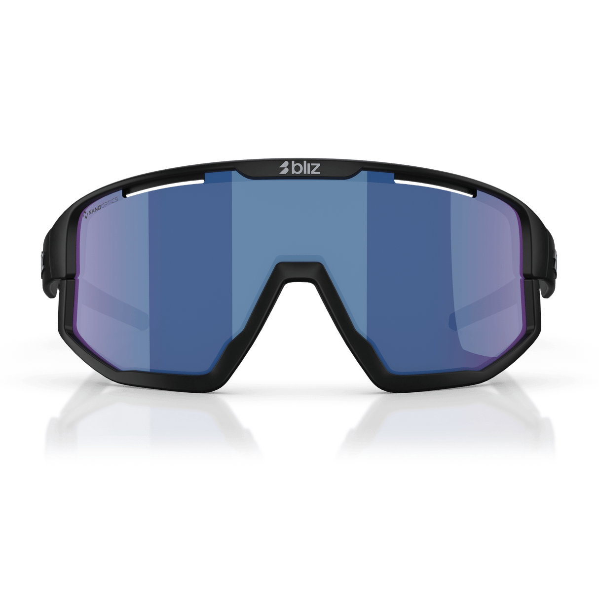 Occhiali Bliz Fusion - Matt Black PH Brown Blue Mirror - E
