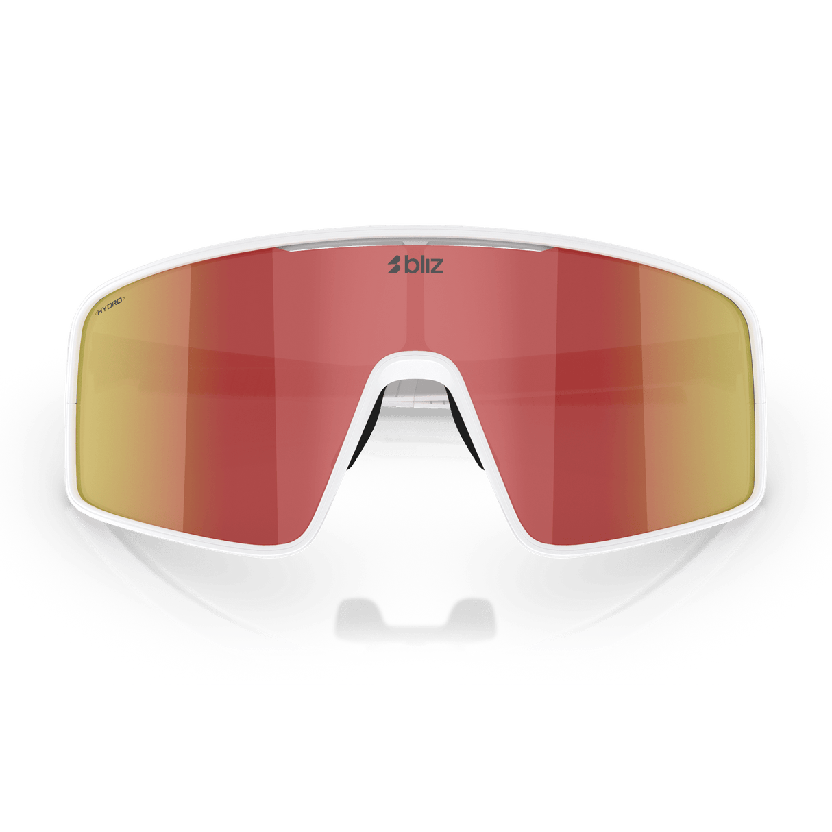 Occhiali Bliz P001 - Matt White Brown W Red Mirror - D