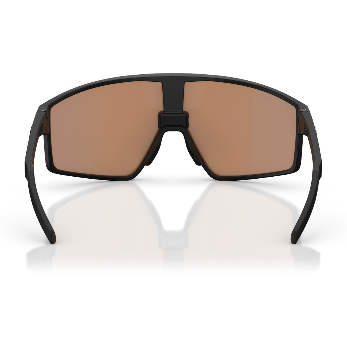 Occhiali Bliz P002 - Matt Black Coral-Orange Mirror Blue - M