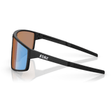 Occhiali Bliz P002 - Matt Black Coral-Orange Mirror Blue - L