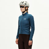 Maglia donna maniche lunghe Pas Normal Studios Mechanism Thermal 2.0 - Denim Blue