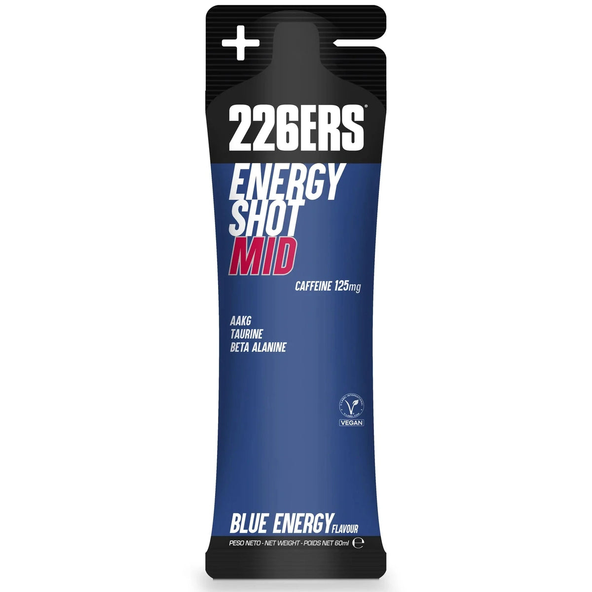 Energy Shot Mid 226ers 125mg Caffeine - Blue energy
