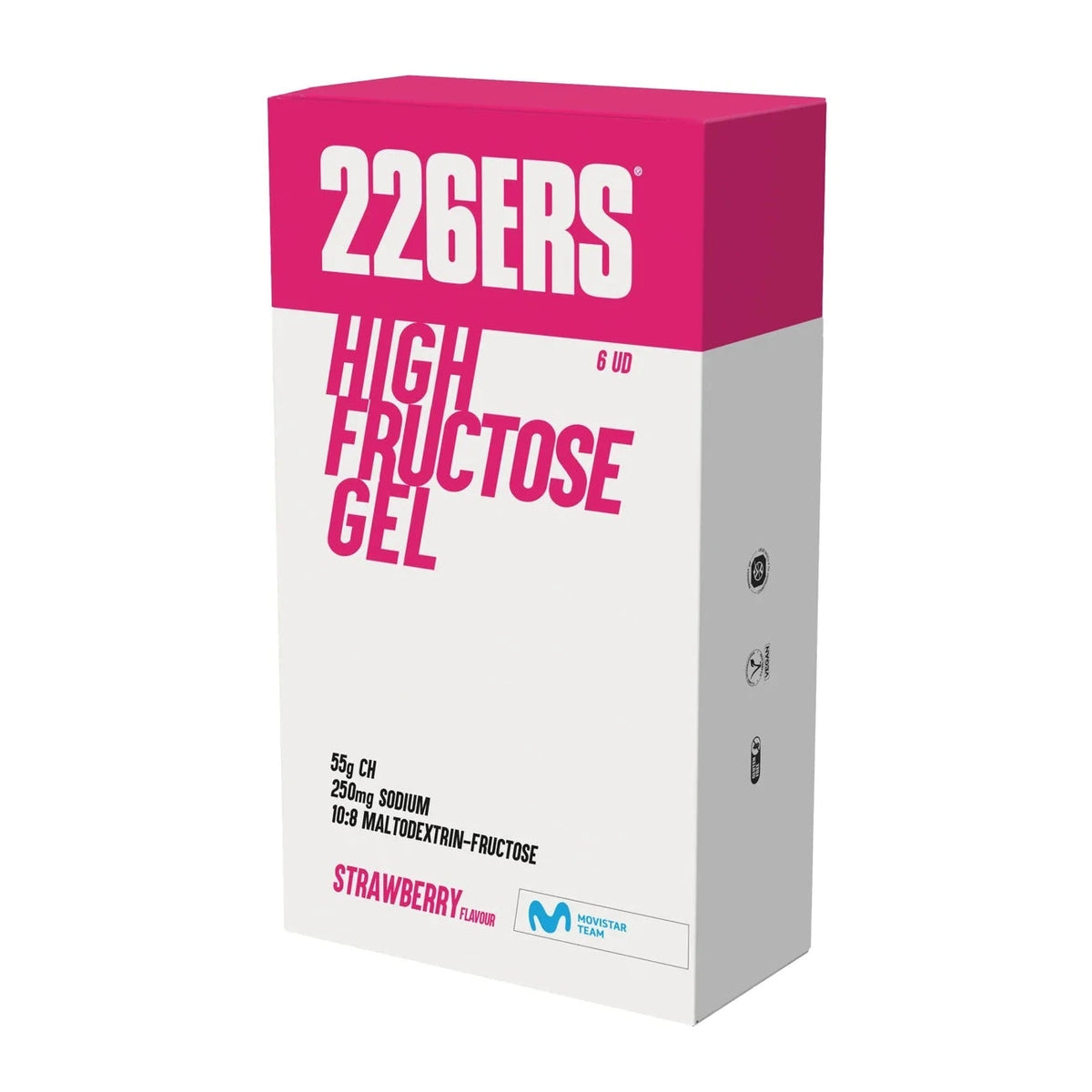 Box High Fructose Gel 226ers 6x80g - Fragola