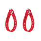 Coppia di cinghie Fixplus 23 cm - Rosso - H