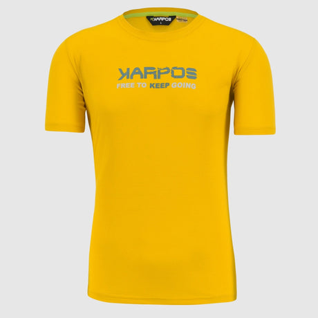 T-Shirt Karpos Val Federia - Giallo - N