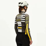 Jersey women's long sleeve Pas Normal Studios Mechanism AOP International - Beige
