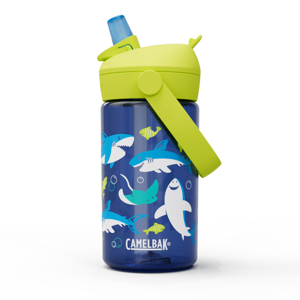 Camelbak Thrive Flip Straw Kinder-Trinkflasche 410 ml -  Sharks and Rays