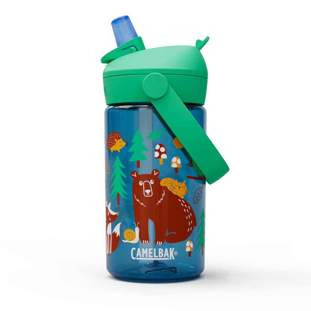 Bidón nino Camelbak Thrive Flip Straw 410 ml - Forest