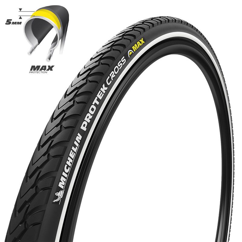 Copertoncino Michelin 700X40 Protek Max Cross Tube Type Performance - Nero/Reflex - H