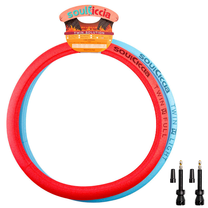 Soulciccia (Kit) 27,5"x43mm Twin Full+Light (2 Pezzi) + 2 Valvole TBL - O