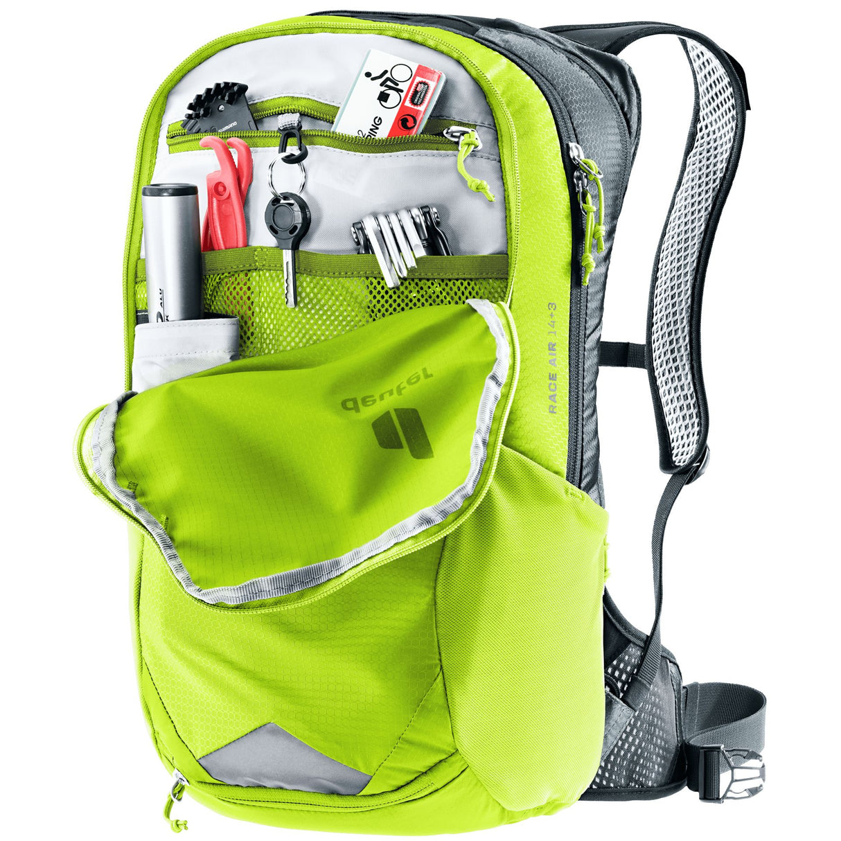 Zaino Deuter Race Air 14+3 - Verde - D