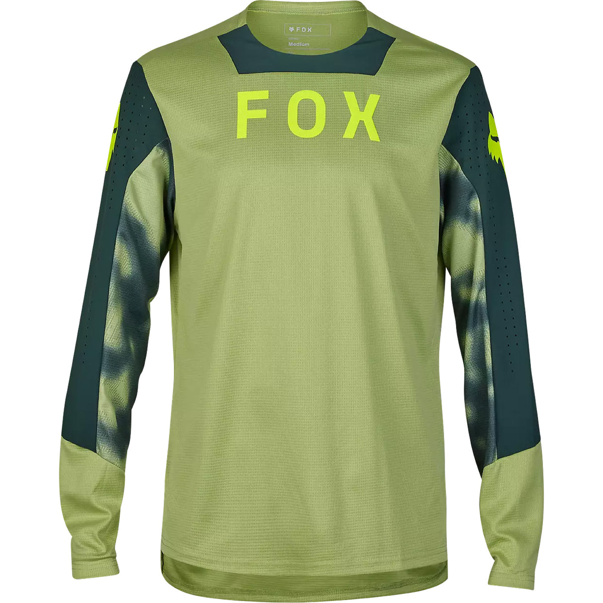 Maglia maniche lunghe Fox Defend Taunt - Verde - P
