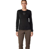 Maglia maniche lunghe donna Fox Ranger TruDri - Nero - C