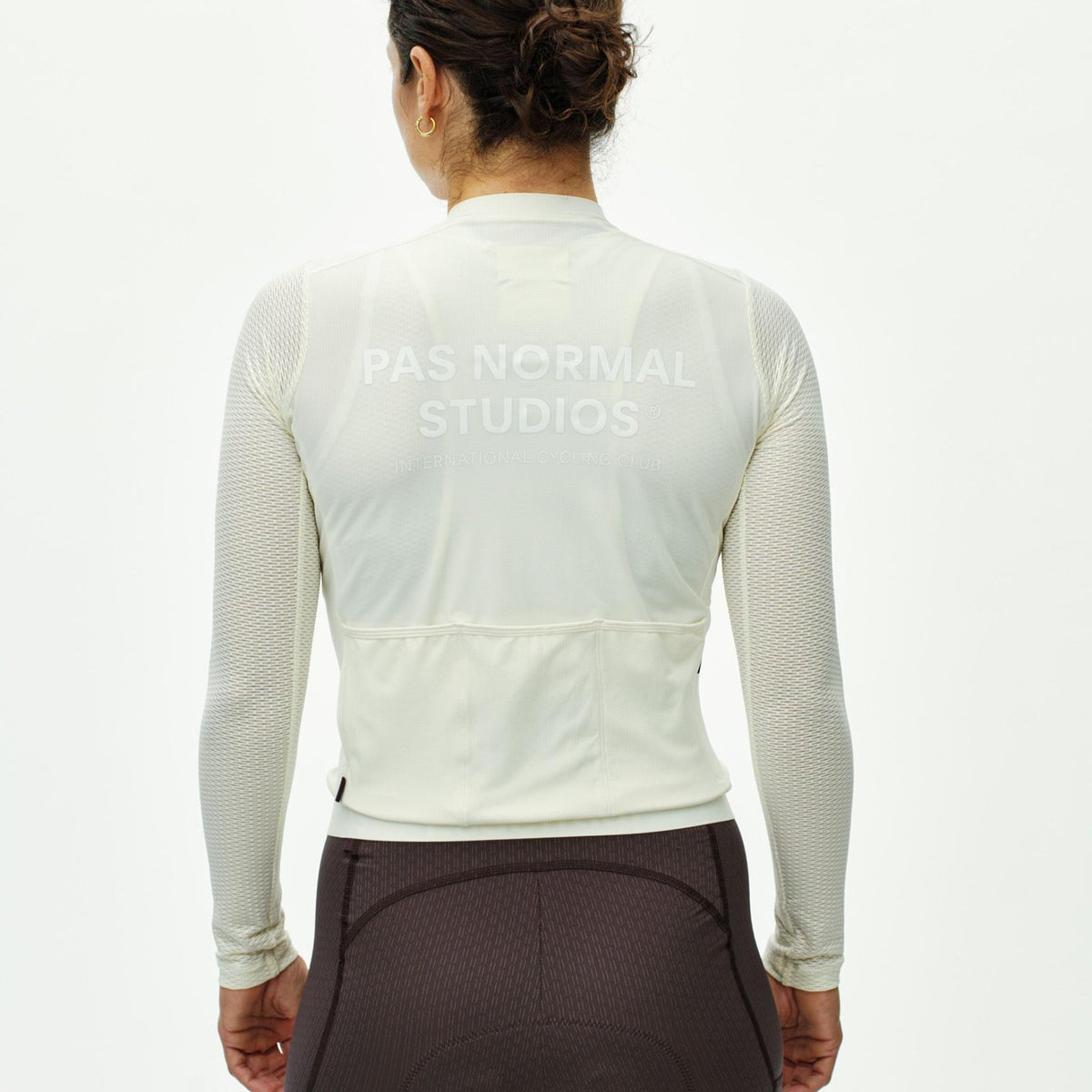 Maillot mujer manga larga Pas Normal Studios Essential Light - Off White