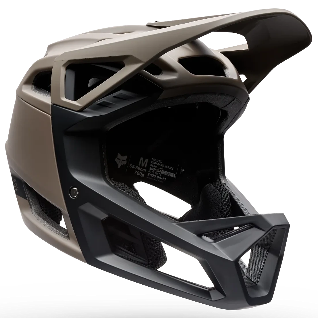 Casco Fox Proframe Solid - Marrón