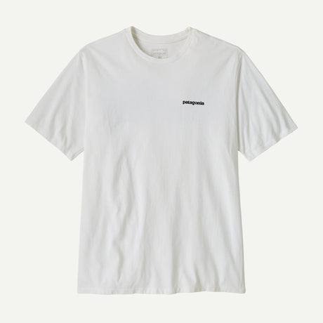 T-Shirt Patagonia P-6 Logo Responsibili-Tee - Bianco