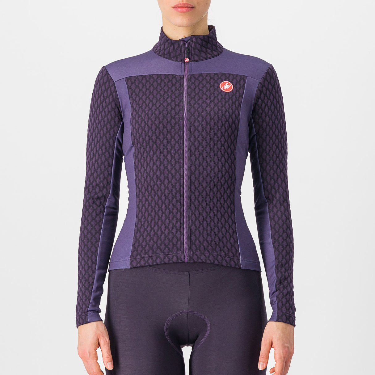 Maglia maniche lunghe donna Castelli Sfida 2 - Viola - M