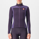 Maglia maniche lunghe donna Castelli Sfida 2 - Viola - M